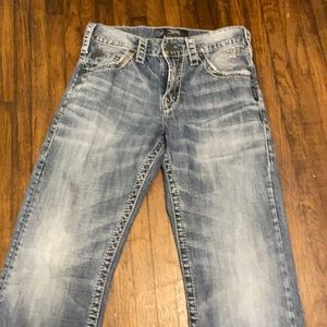Men’s silver jeans